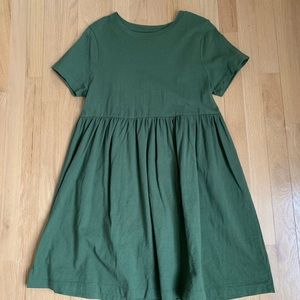 urban outfitters green babydoll dress